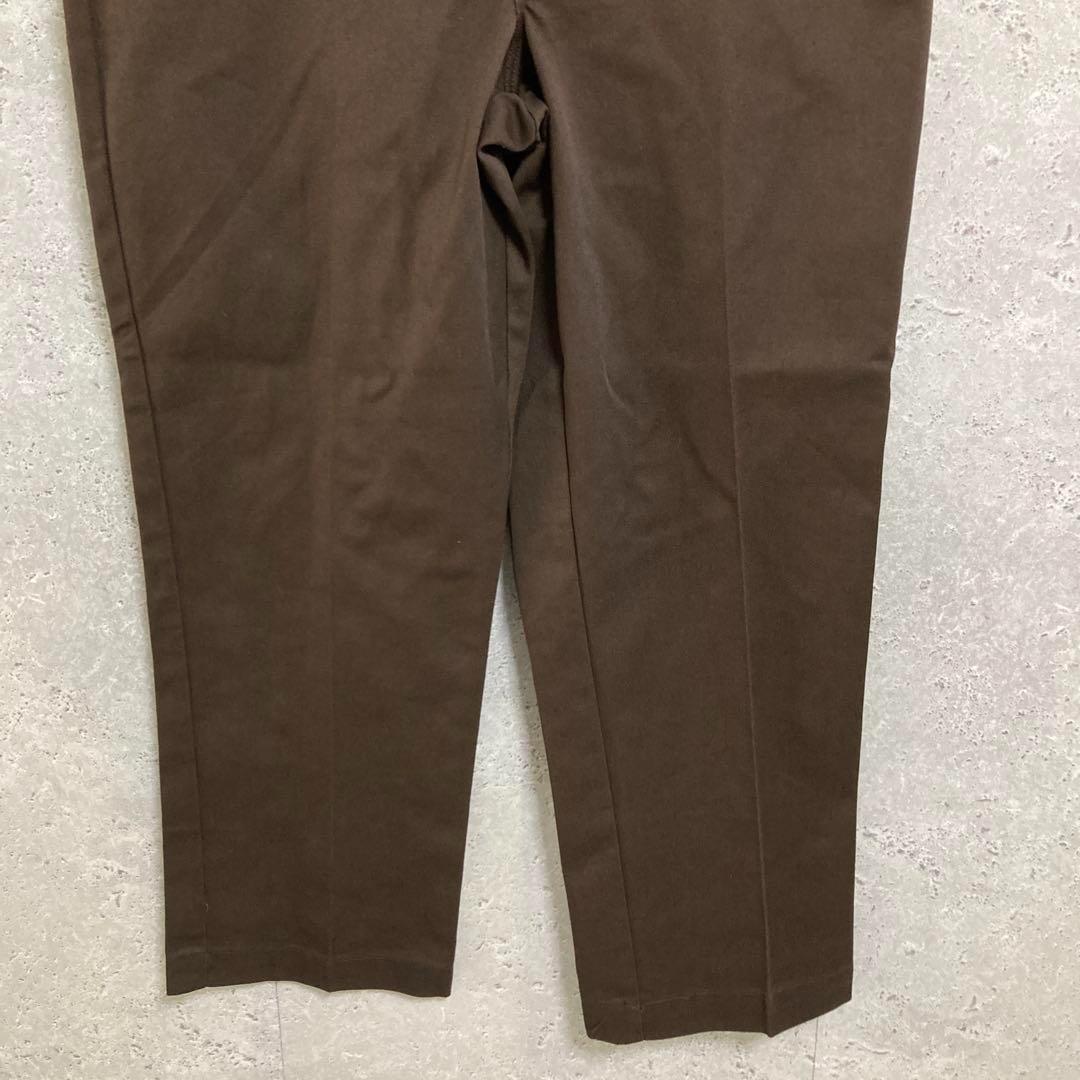 ディッキーズ　USA製 90s ブラウンチノパン　ワーク　タロン　W40 L30