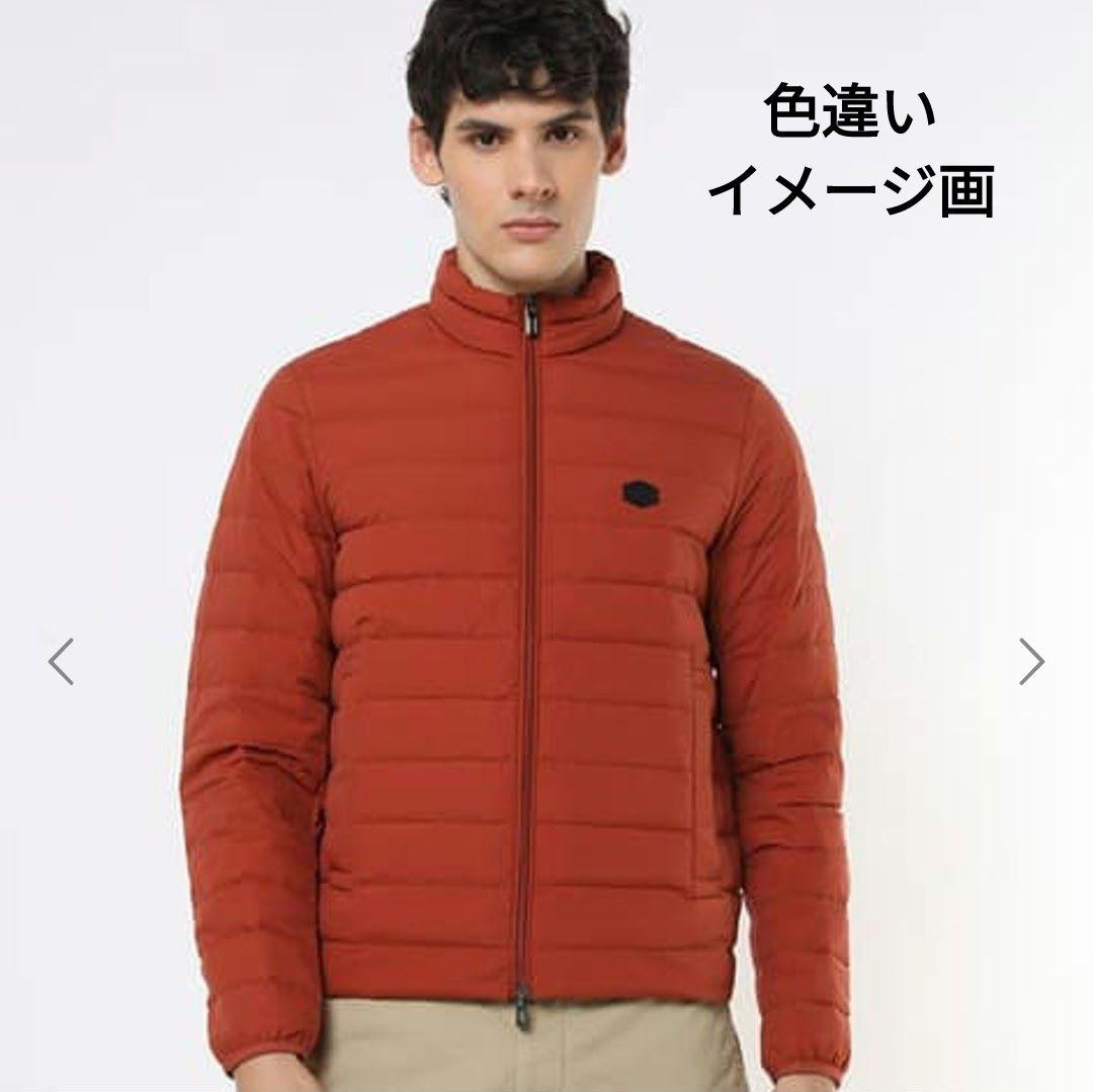 ★極美品★EMPORIO ARMANI*イーグルロゴ ライトダウンジャケット 青 ★極美品★EMPORIO ARMANI*イーグルロゴ ライトダウンジャケット 青