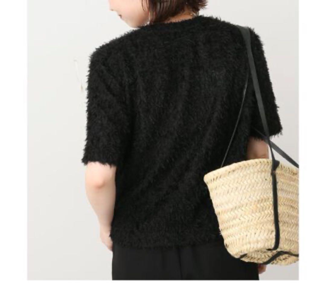 完売 韓国 TEAKティーク BOUKLE 半袖 ニット SLOBE IENA
