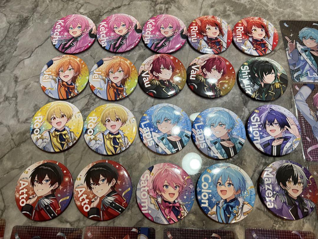 アンプタップ、騎士A、すとぷり、めておら、缶バッジ
