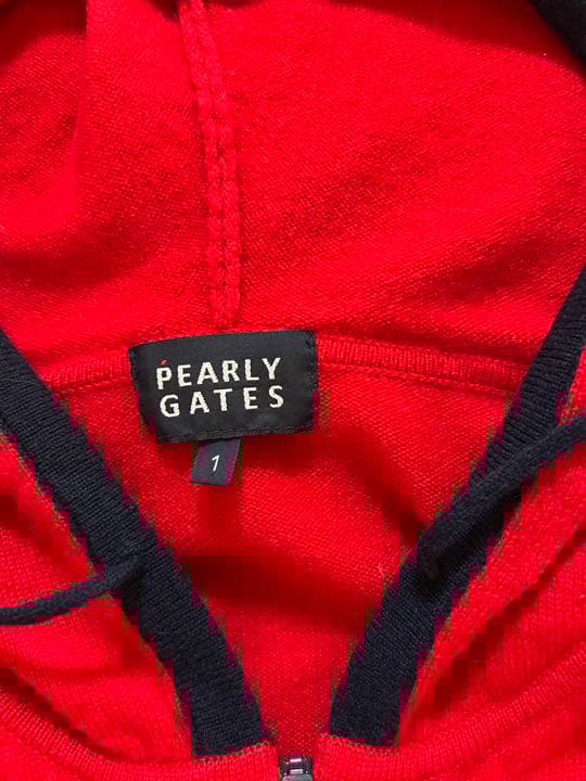 パーリーゲイツ ニットパーカー カシミア&羊毛 サイズ1