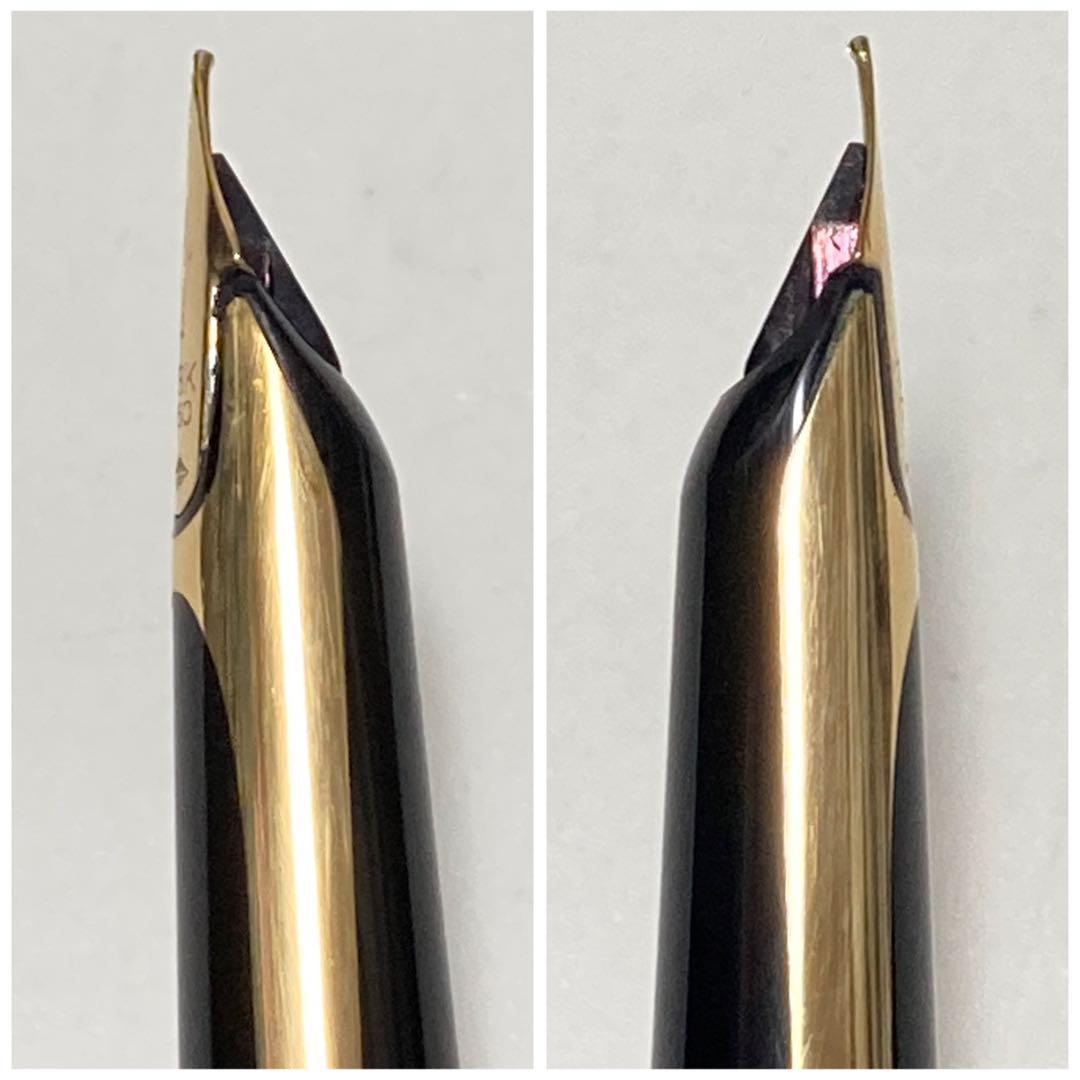 WATERMAN ウォーターマン 万年筆 ゴールド 18K 750 木目 OLD
