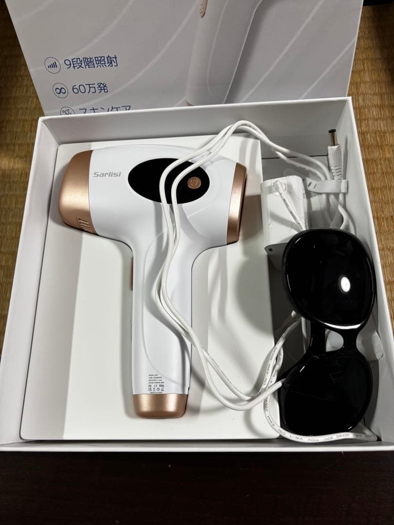 sarlisi脱毛器 9段階照射 60万発