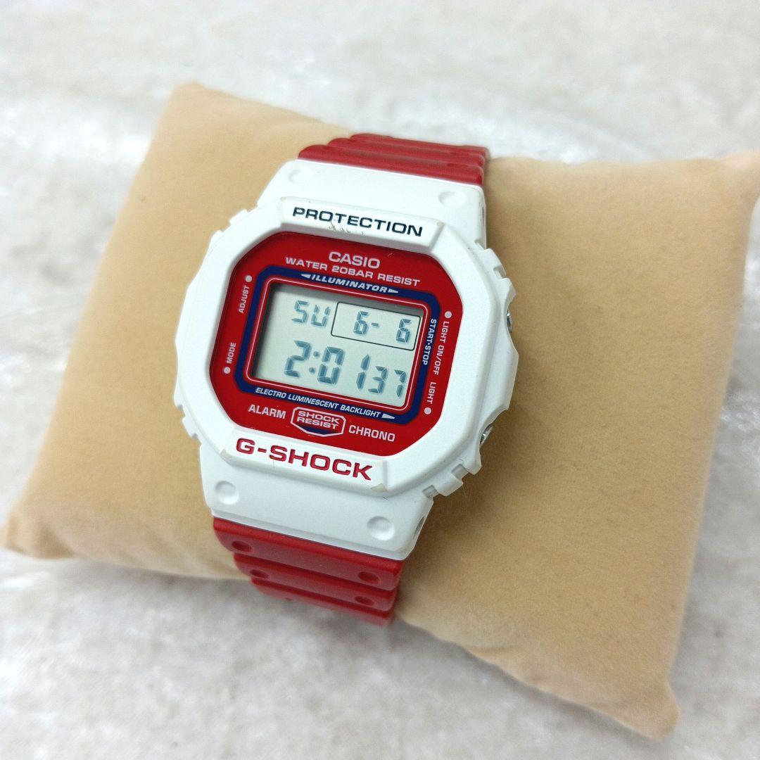 入荷nowオンラインストア 稼働品 G-SHOCK メルカリ - 希少 ファミコンカラー DW-5600TB-4AJF 時計
