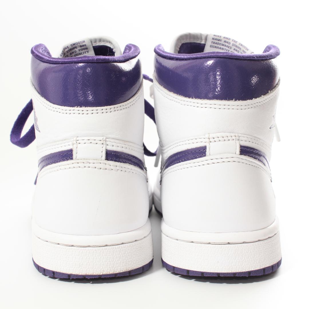 公式の店舗 b0727 NIKE WMNS AIR JORDAN1 コートパープル 23cm - メルカリ 靴