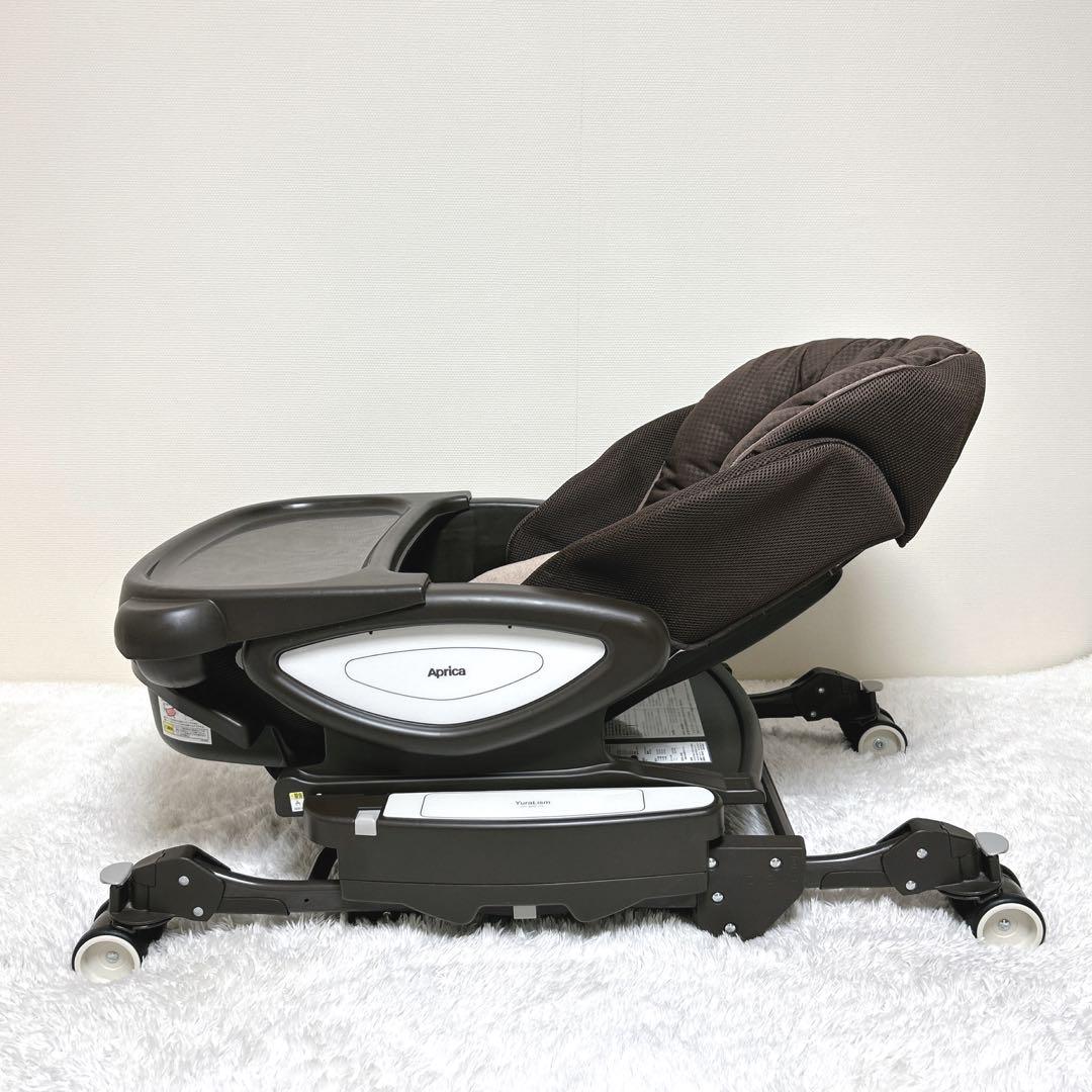 【美品】Aprica ユラリズムオートプラスDX  ハイローチェア