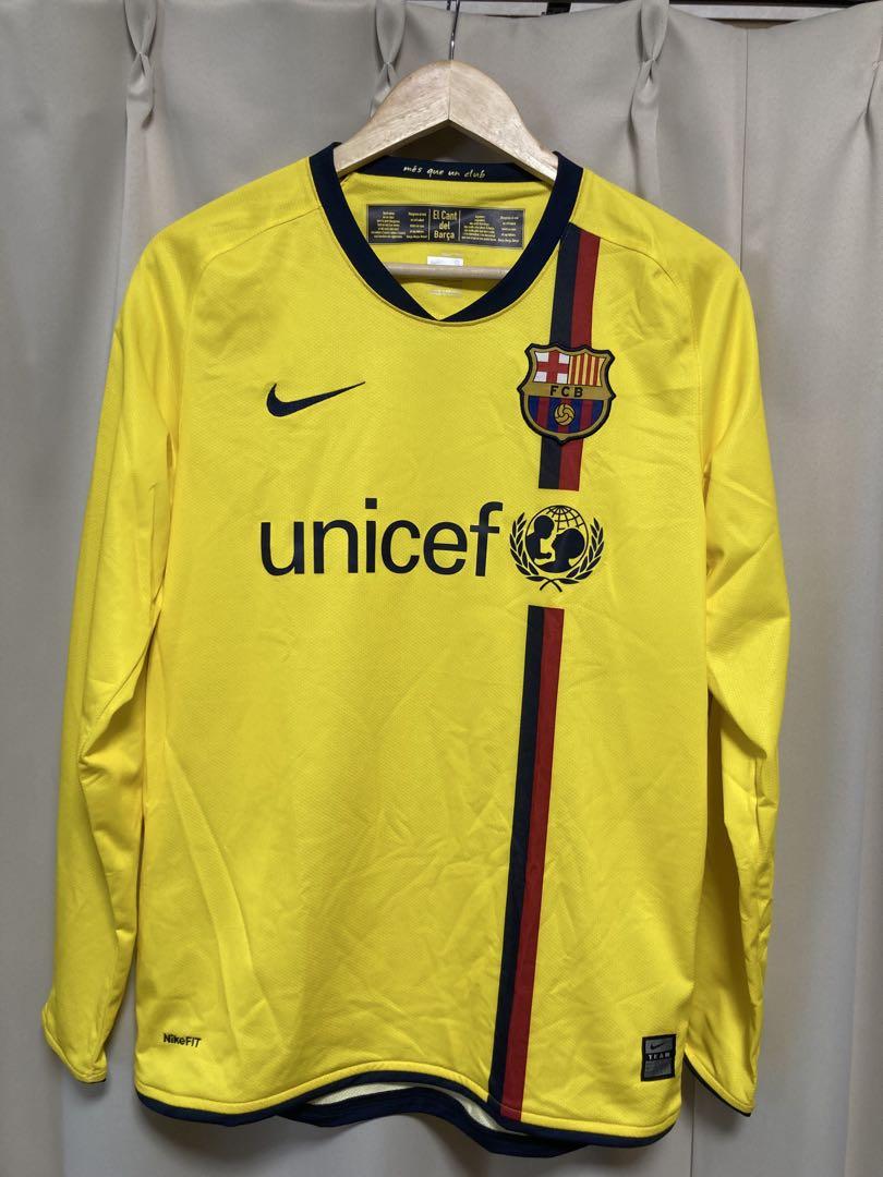 FC Barcelona Nike ナイキ　イエローユニフォーム　上下セット