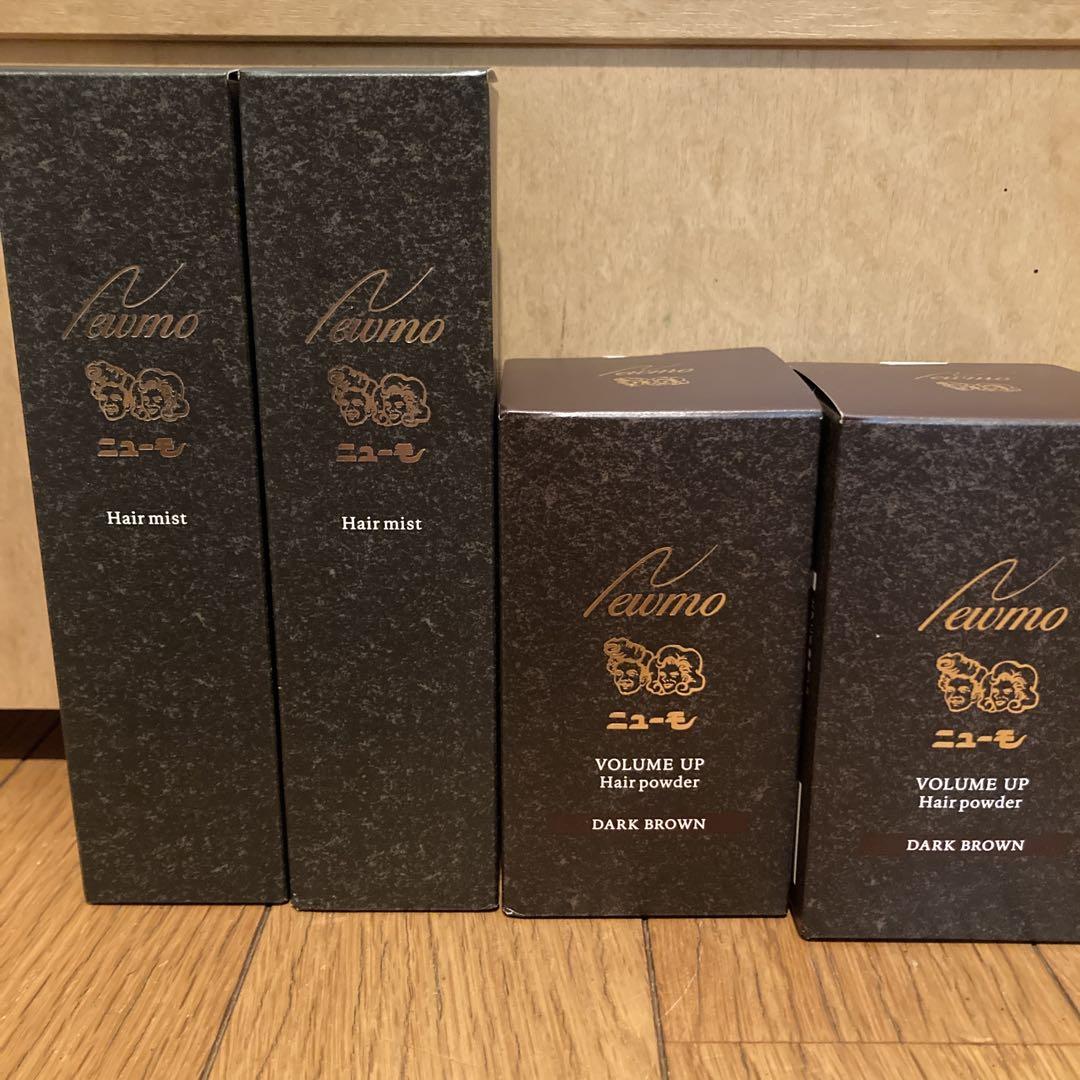 ◎新品未開封 ニューモ ヘアミスト ヘアパウダー 2ペアセット Amazon | 二ューモ ヘアパウダー ダークブラウン 20g ヘアミスト