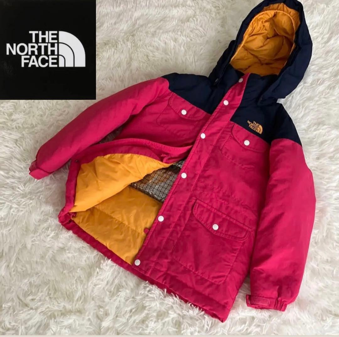 ノースフェイス　ダウンジャケット　キッズ120　プロヒート　ピンク