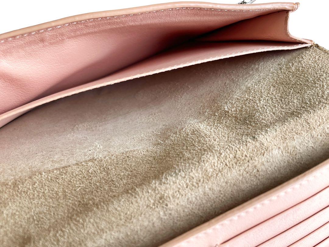 CELINE セリーヌ 財布 バイカラー ベージュ×ピンク