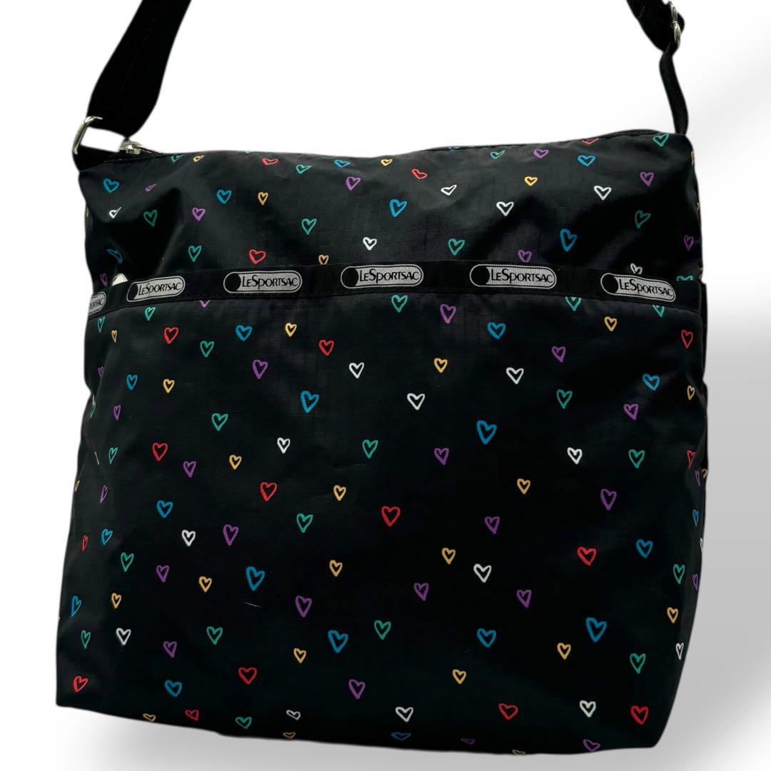 ✨美品✨　LESPORTSAC レスポートサック　ショルダーバッグ　ハート柄