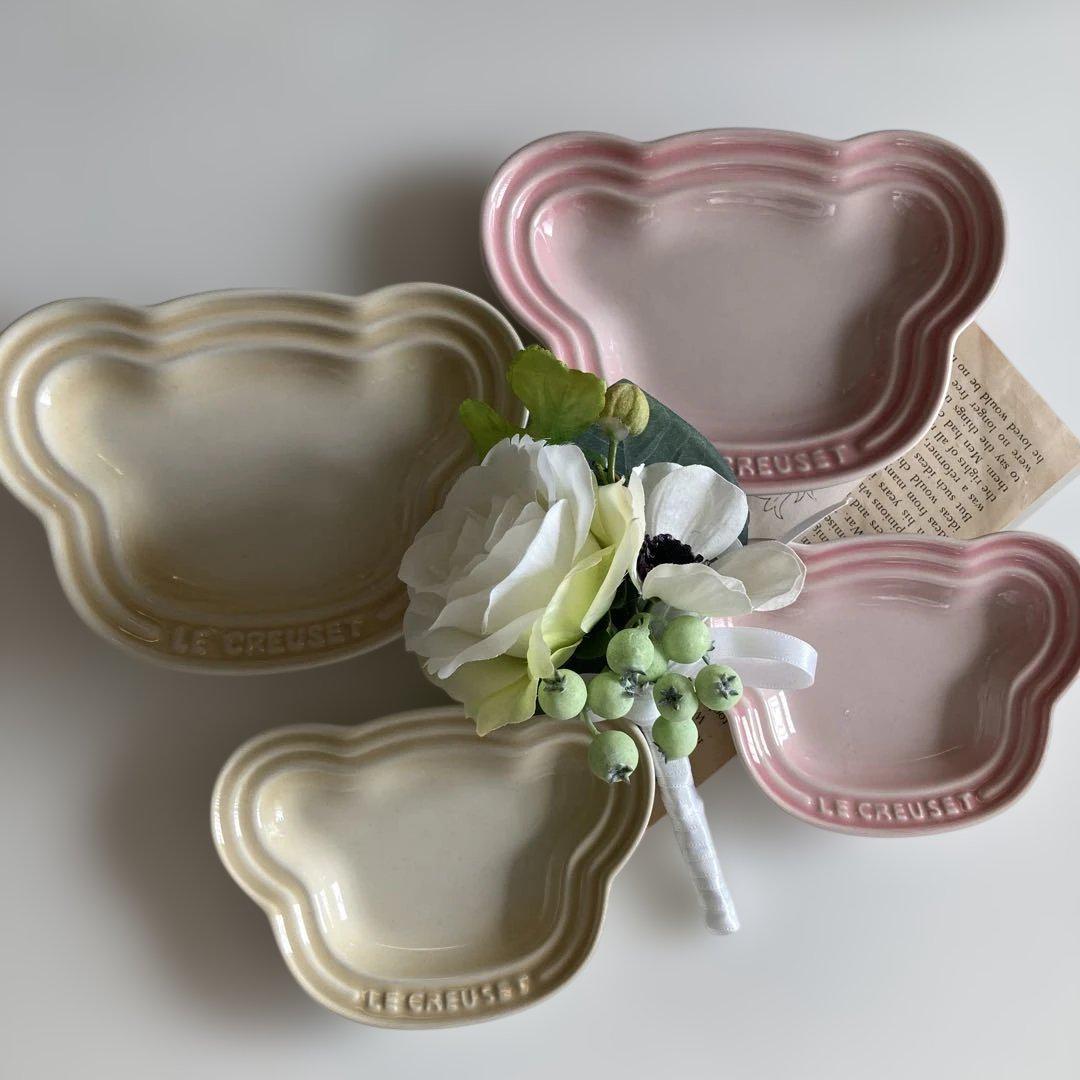 LE CREUSET クマ型プレート 4枚セット