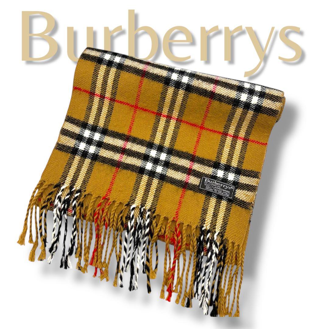 Burberry’s バーバリーズ マフラー ノバチェック ウール 仔羊BURBERRY