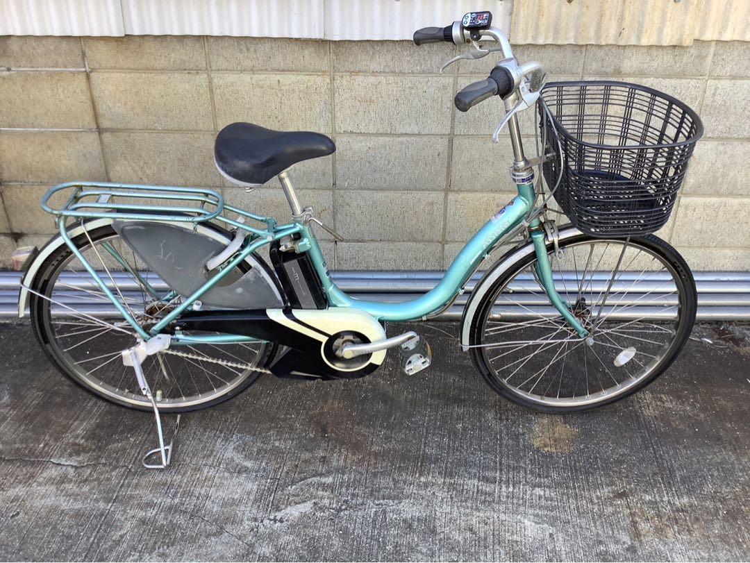ブリヂストン新機種電動アシスト自転車アシスタ24インチブルーアルミボディー
