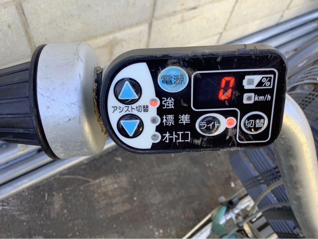 ブリヂストン新機種電動アシスト自転車アシスタ24インチブルーアルミボディー