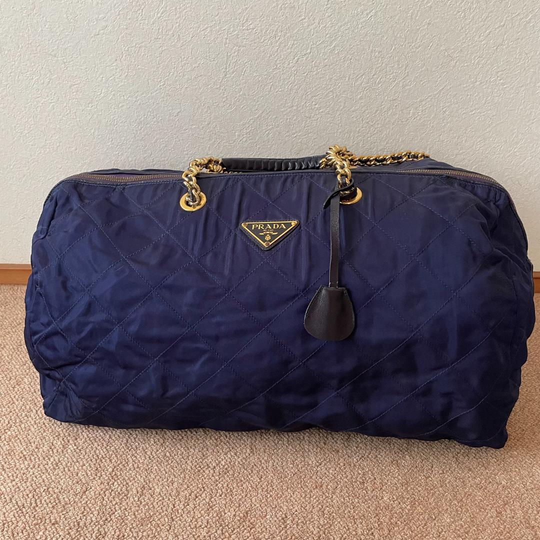 【美品】PRADA テスートナイロン ボストンバッグ イタリア製 ギャランティ付 PRADA プラダ テスートナイロン ボストンバッグ トラベルバッグ