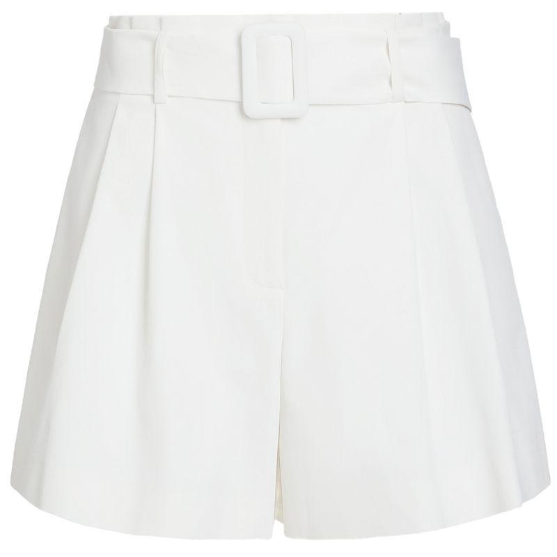 N°21 ホワイト ショートパンツ ベルト付きサイズ36 ZARA ホワイトショートパンツ ベルト付き - メルカリ