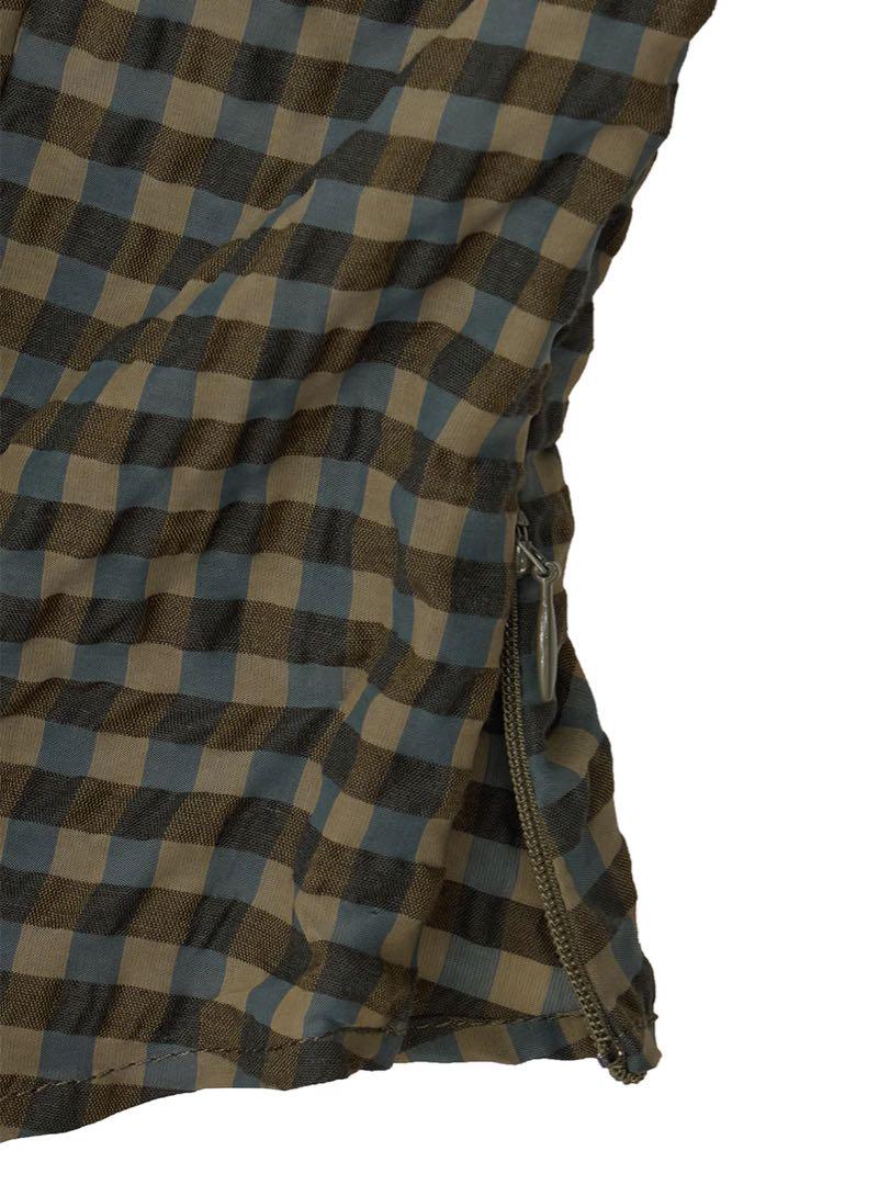 【新品未使用】Ameri／CHECK PUFF SLEEVE TOP