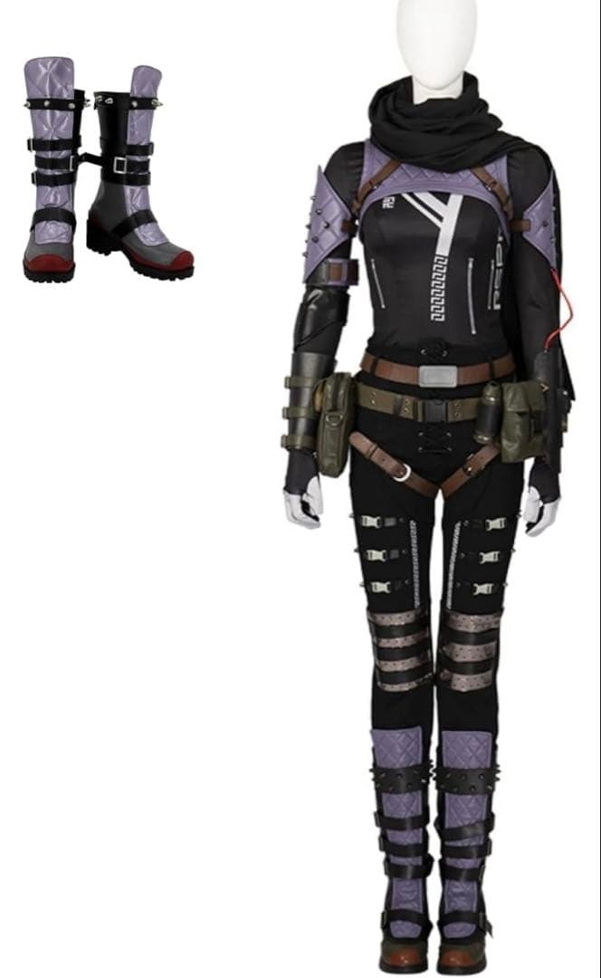 値下げ○ コスプレ Apex レイス Lサイズ ブーツ24.5 武器セット コスプレ Apex Legends レイス Lサイズ ブーツ24.5 武器セット