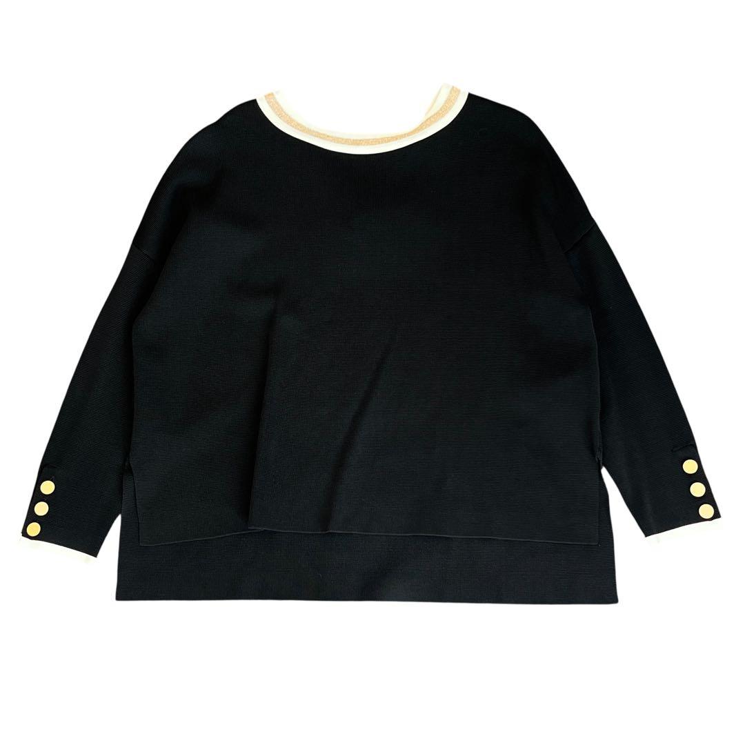 美品　グレースクラス 後ろリボンニット 36 春夏フォーマル