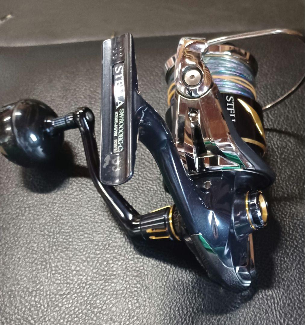 ⑤　シマノ　SW　ステラ　8000　HG　青物　バリバス　PE　美品