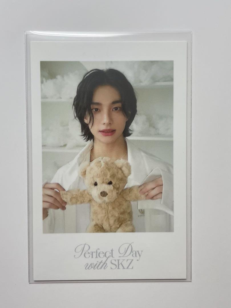 【公式】straykids スキズ　ヒョンジン　くま　シーグリ　2022 ポラ straykids ヒョンジン シーグリ 2022 特典 ポラ - 写真・チェキ