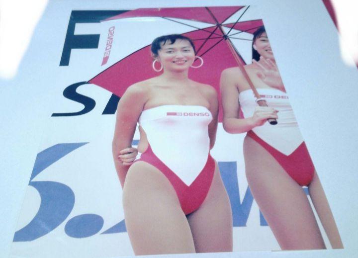 レースクイーン 写真 A3サイズ 1 枚 DENSO デンソー アイドル