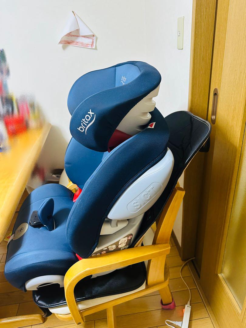 美品 britax チャイルドシート ネイビー
