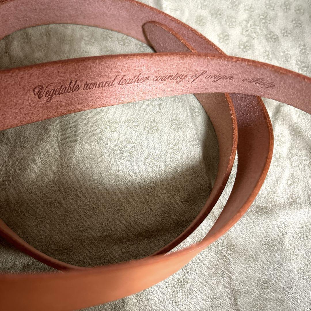 北欧暮らしの道具店　ART BROWN レザーベル　キャメル