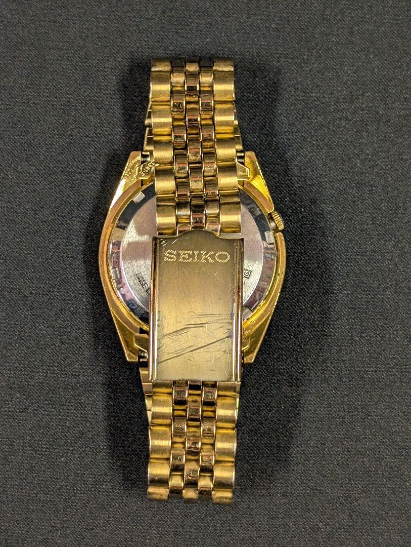ロン　SEIKO 5 セイコーファイブ 自動巻 腕時計 デイデイト 動作品