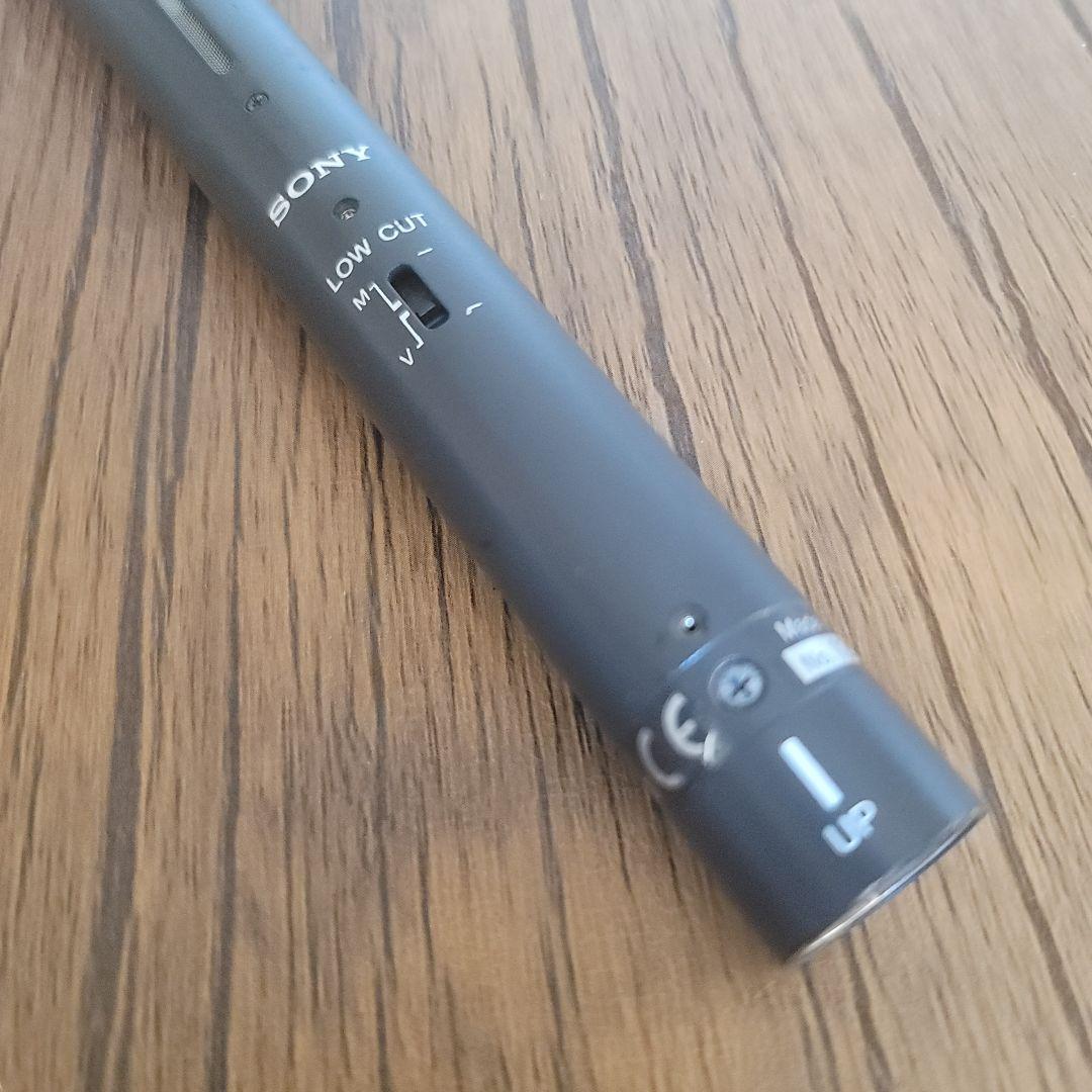 SONY ECM-673 鋭指向性 ガンマイク コンデンサーマイク 現状品