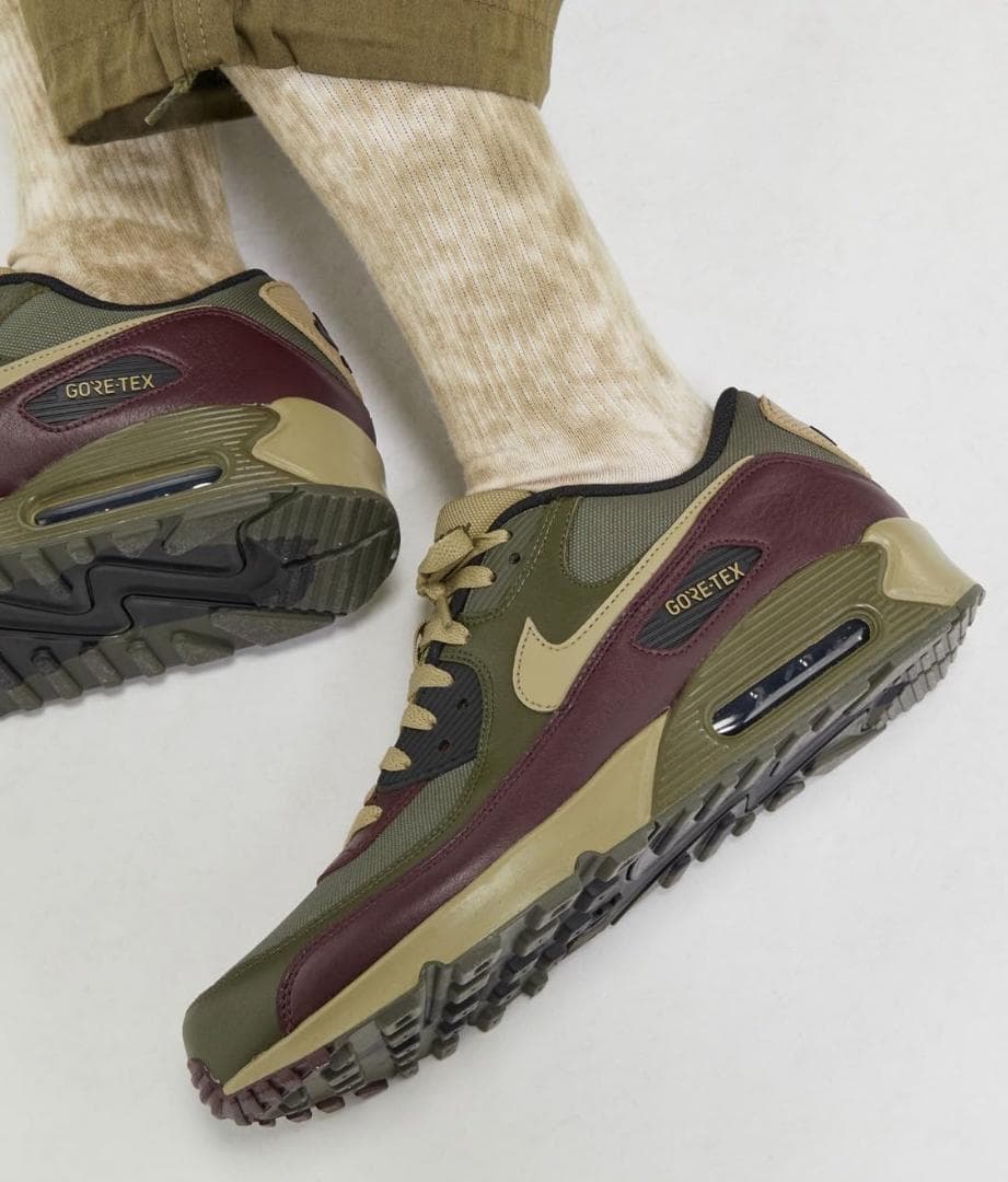 迷彩 防水 エア マックス 90 新品 ゴア テックス AIR MAX オリーブ