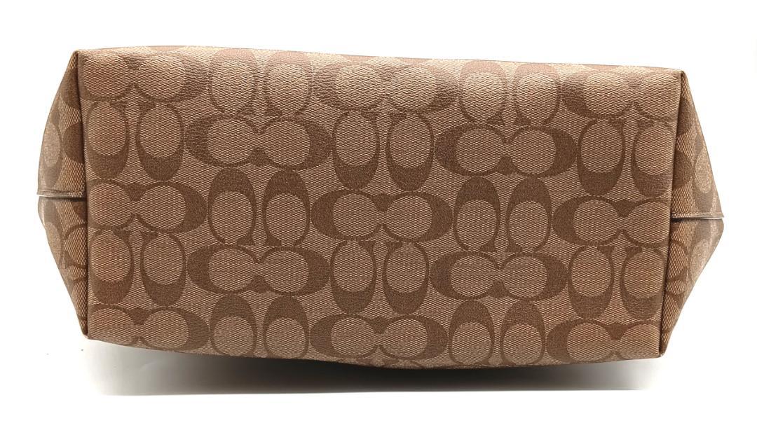 COACH コーチ F58292 シグネチャー トートバッグ ピンク×ブラウン