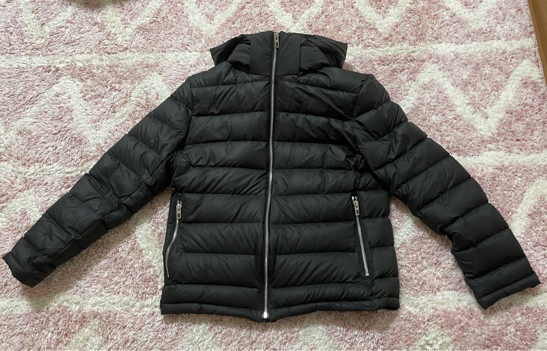 カルバンクライン ダウンジャケット黒フード取り外しファスナー Calvin Klein - 新品 Calvin Klein カルバンクライン ダウン