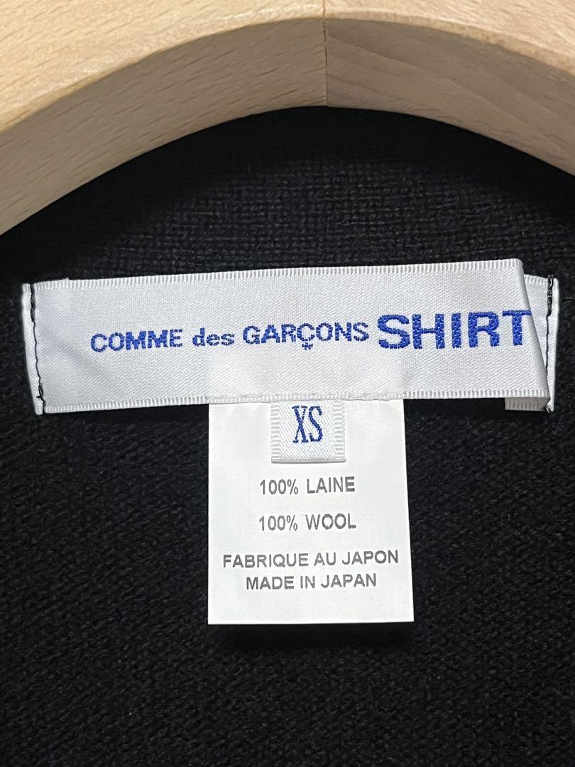 今季 24AW コムデギャルソンシャツ Vネックウールカーディガン awardsandwinners.com