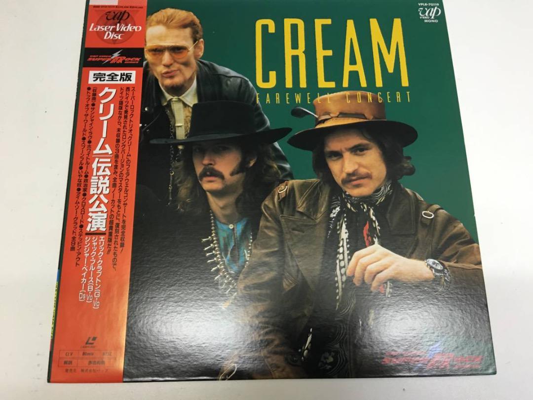 【メーカー再生品】 クリーム 完全版 伝説公演 レーザ LD エリック・クラプトン ミュージック