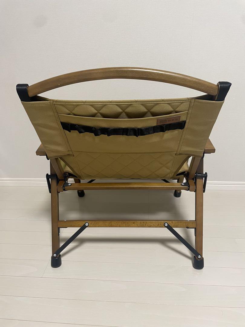 WAQ Folding Wood Chair タン