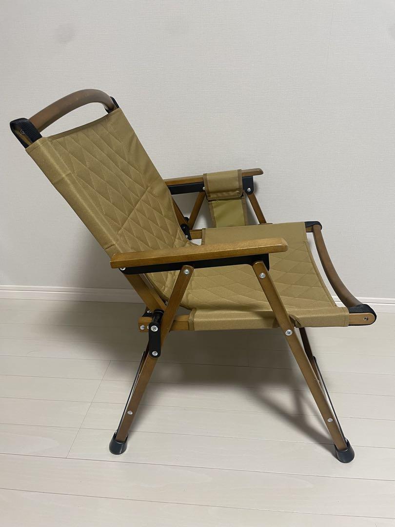 WAQ Folding Wood Chair タン