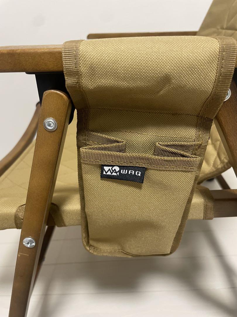 WAQ Folding Wood Chair タン