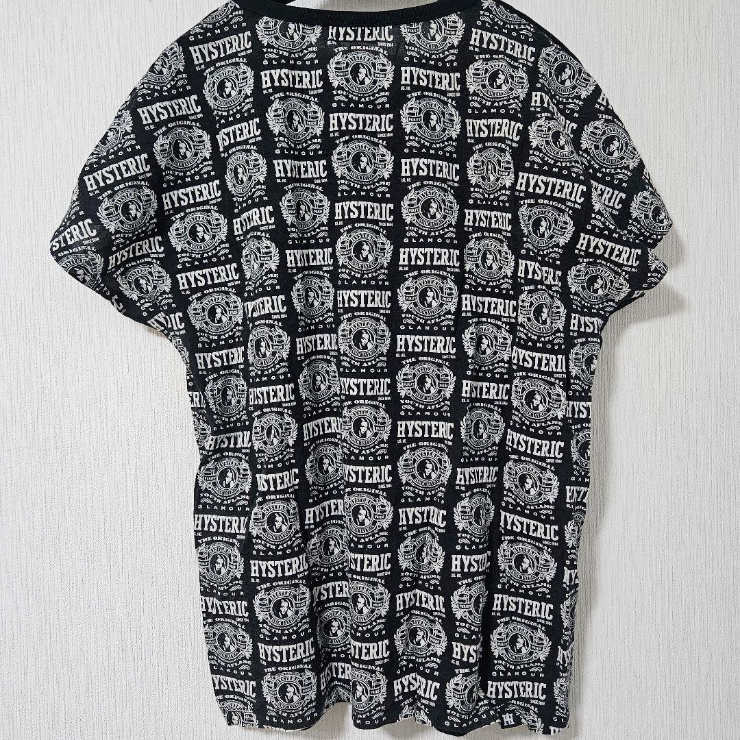 HYSTERIC GLAMOUR ヒスガール　プリントTシャツ　Freeサイズ ヒステリックグラマー ブラック ヒスガール プリントTシャツ