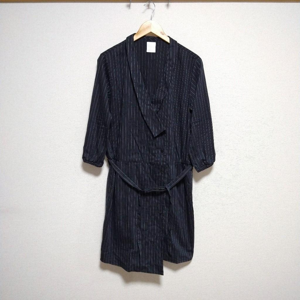 So 1:1 ソウワンバイワン シルク混 ロングシャツコート シャツジャケット