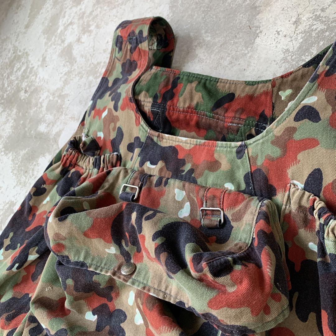 vintage スイス軍　ベスト　アルペンカモ　迷彩　カモフラージュ