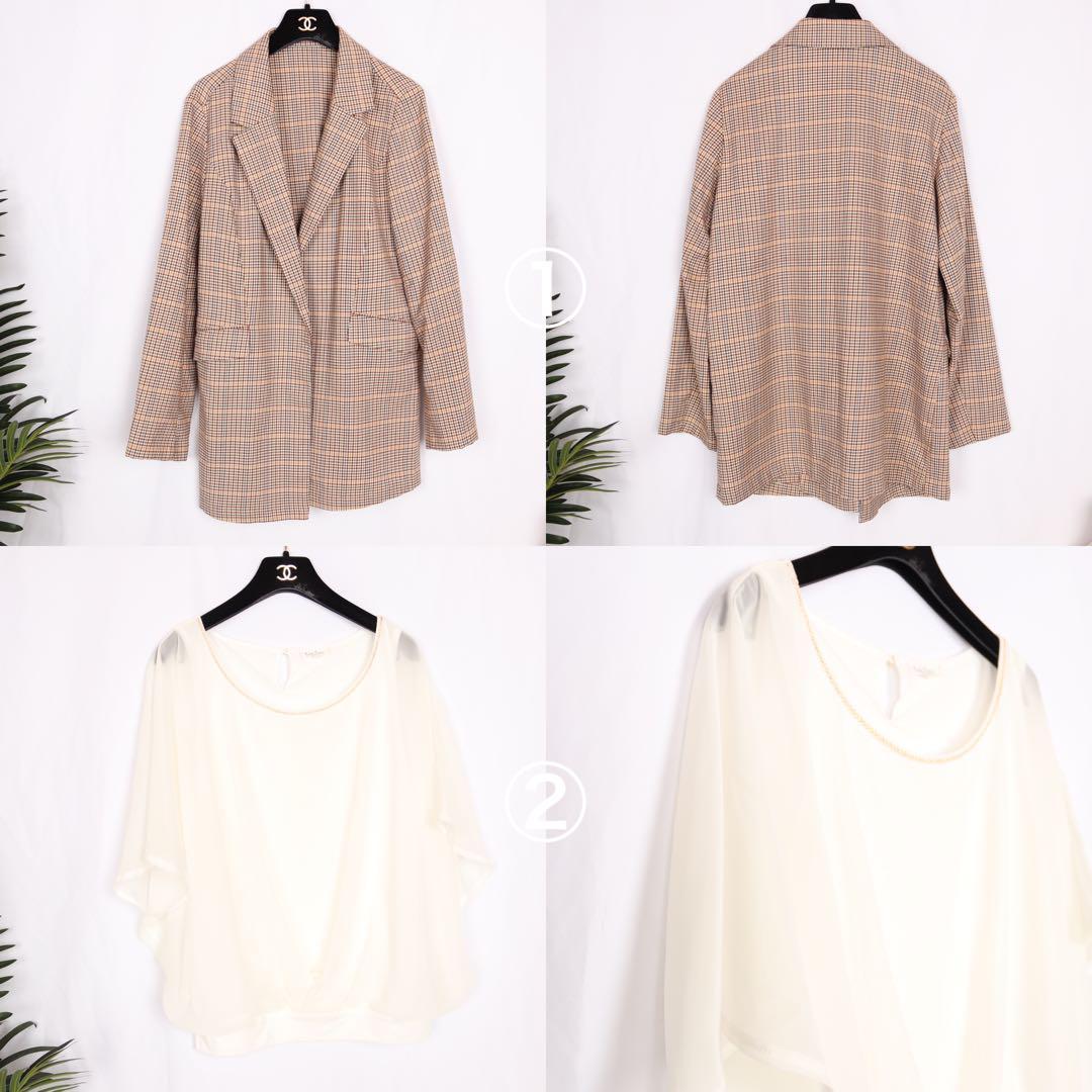 w167 春夏 1週間コーデ 10着セット まとめ売り着画トップスパンツスカート