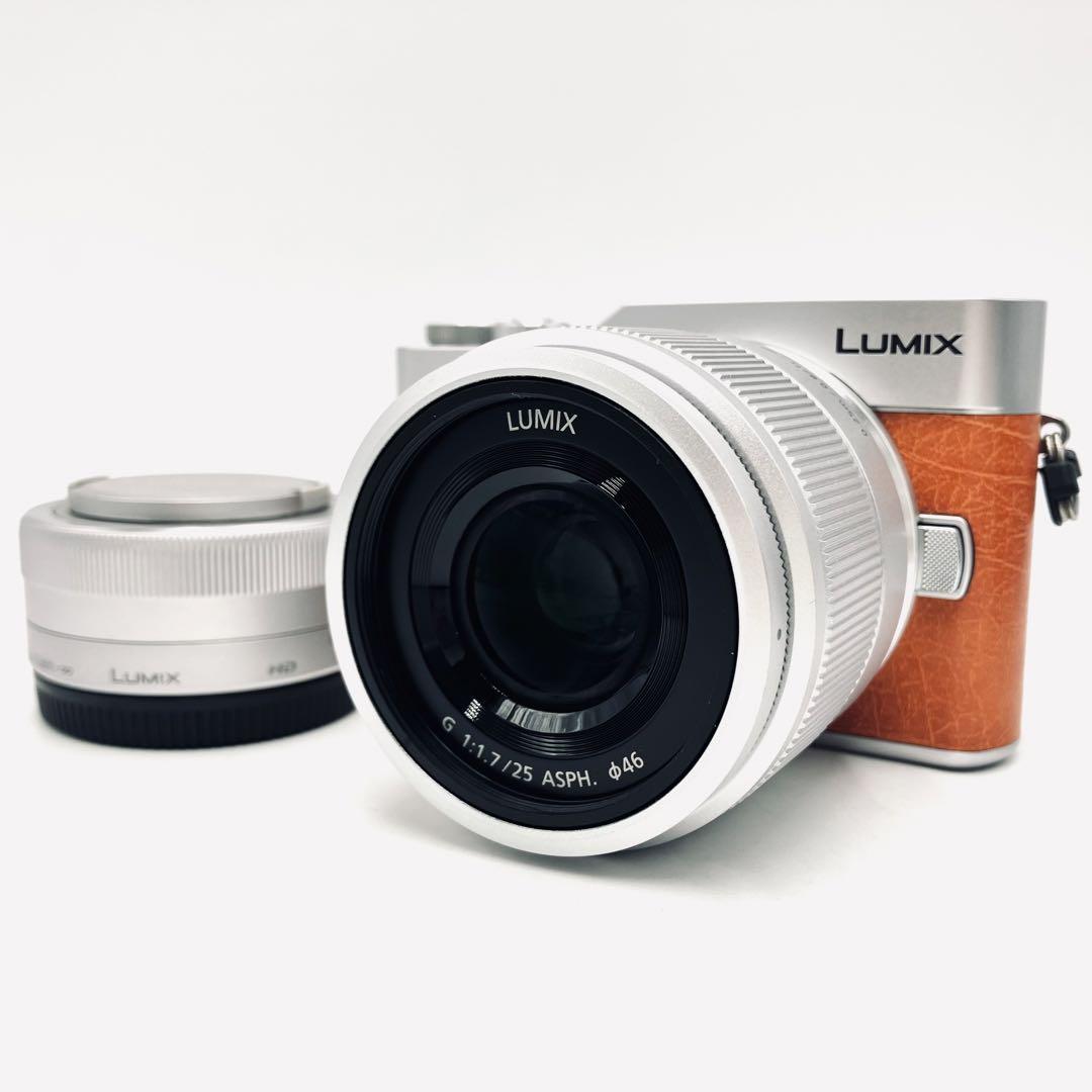 Wi-Fi対応 Panasonic DC-GF10 ダブルレンズキット　ホワイト