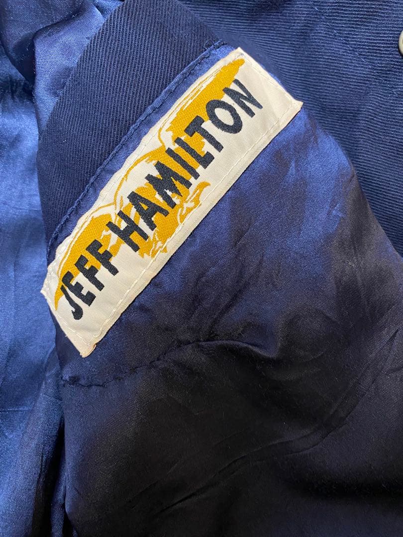 90s Jeff Hamilton ジェフハミルトン レーシング ジャケットS KANDAIZUMI_COM
