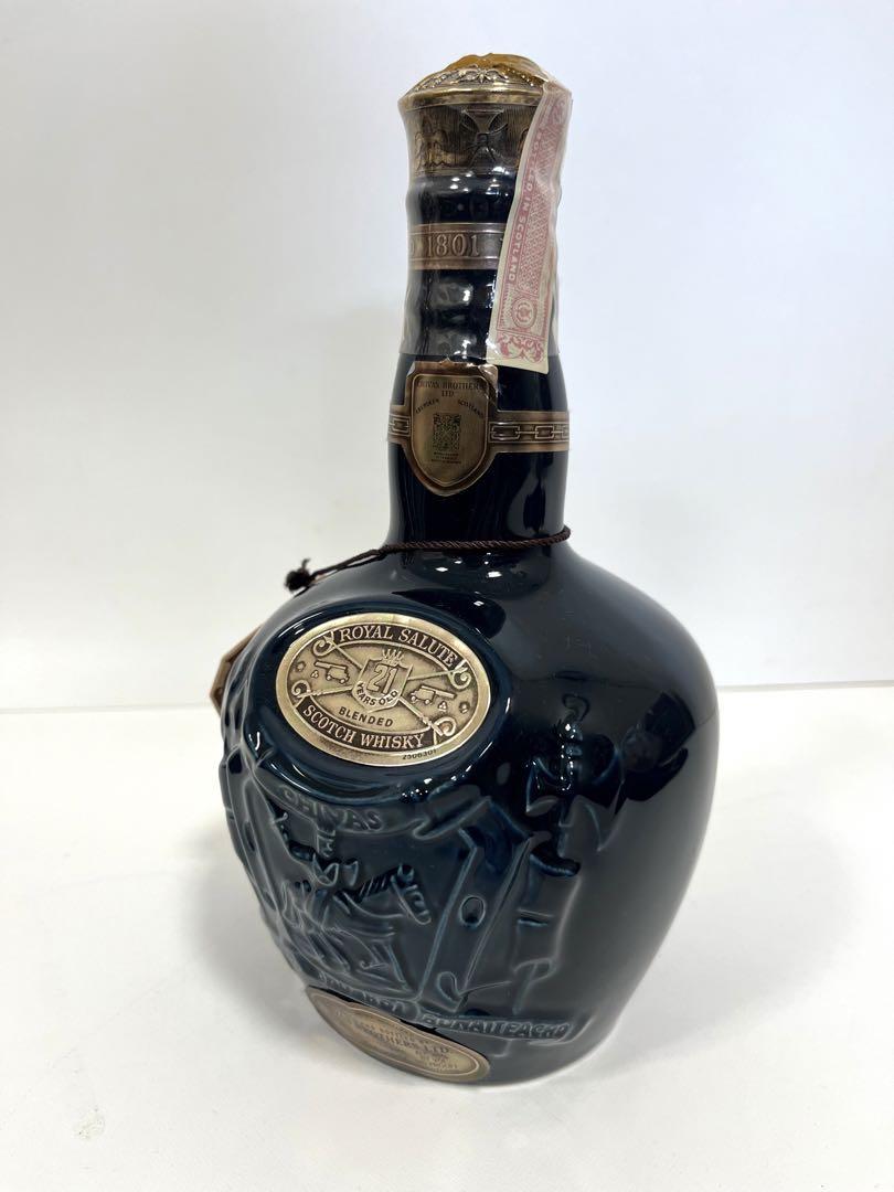  SALUTE ロイヤルサルート　21年　青　青陶器　スコッチ
