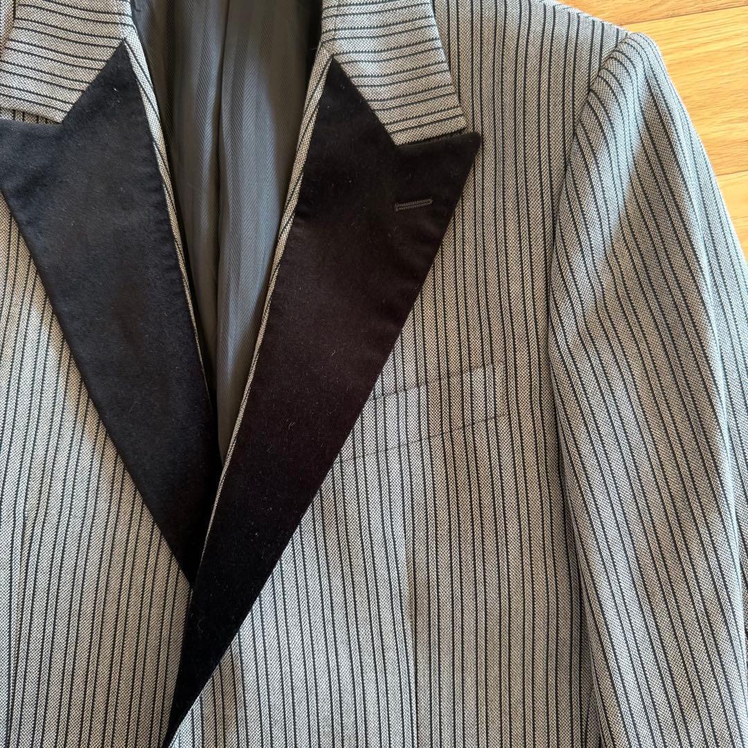 ドルガバ ストライプ ジャケット スーツ フォーマル グレー ドルガバ ストライプ ジャケット スーツ フォーマル グレー