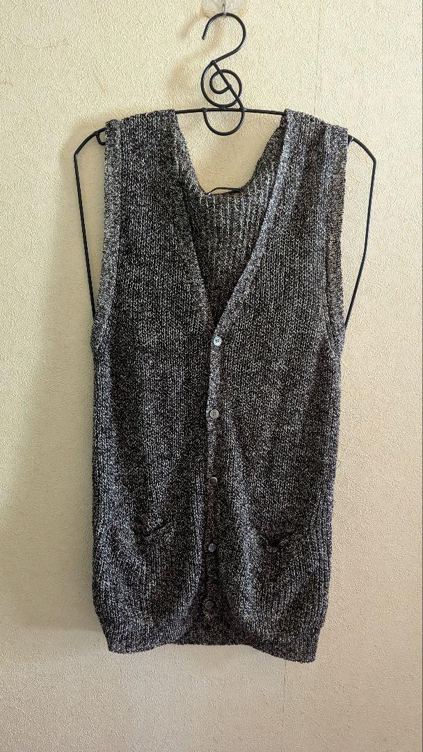 HARE ＊リネン麻100％カーディガンベストS美品＊