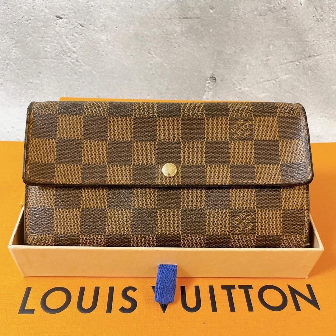 LOUISVUITTON ルイヴィトン ポルトフォイユ サラ ダミエエベヌ LV