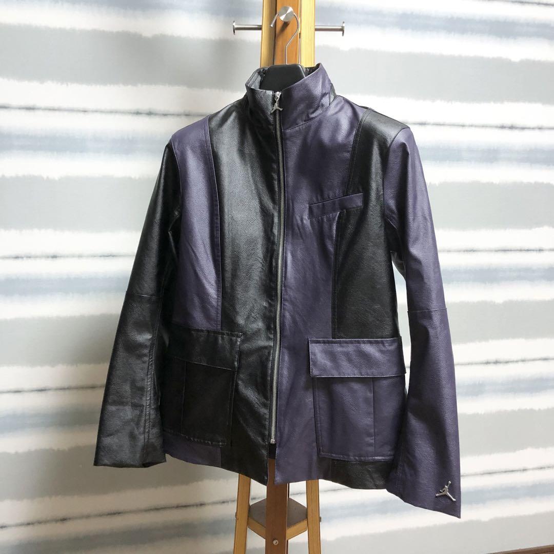 ☆新品未使用/大人気！【NIKE】ナイ　JORDAN レザージャケット M 黒